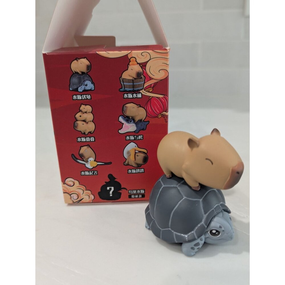 Capybara with turtle - Picture 2 of 2
